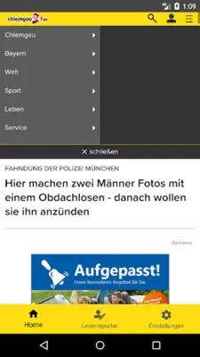 chiemgau24.de android App screenshot 2